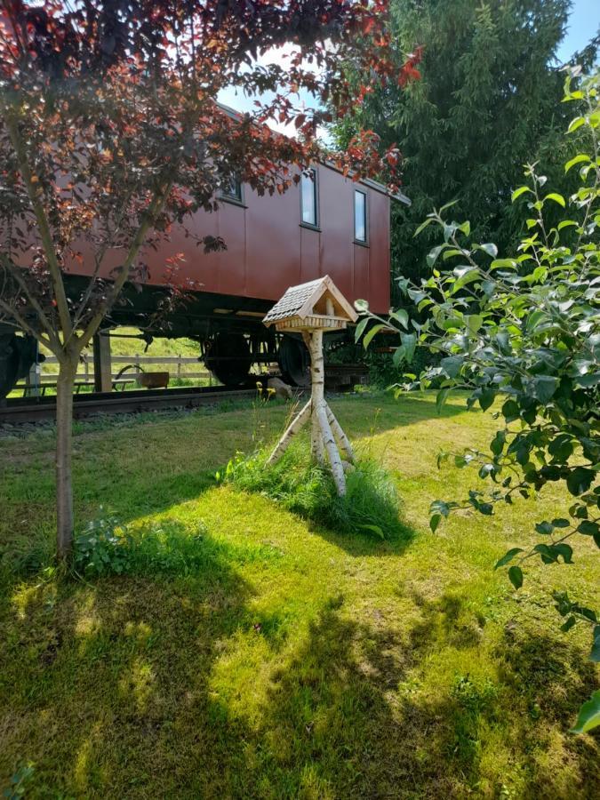 Heinsdorfergrund Eisenbahnromantik Im Urlaub المظهر الخارجي الصورة