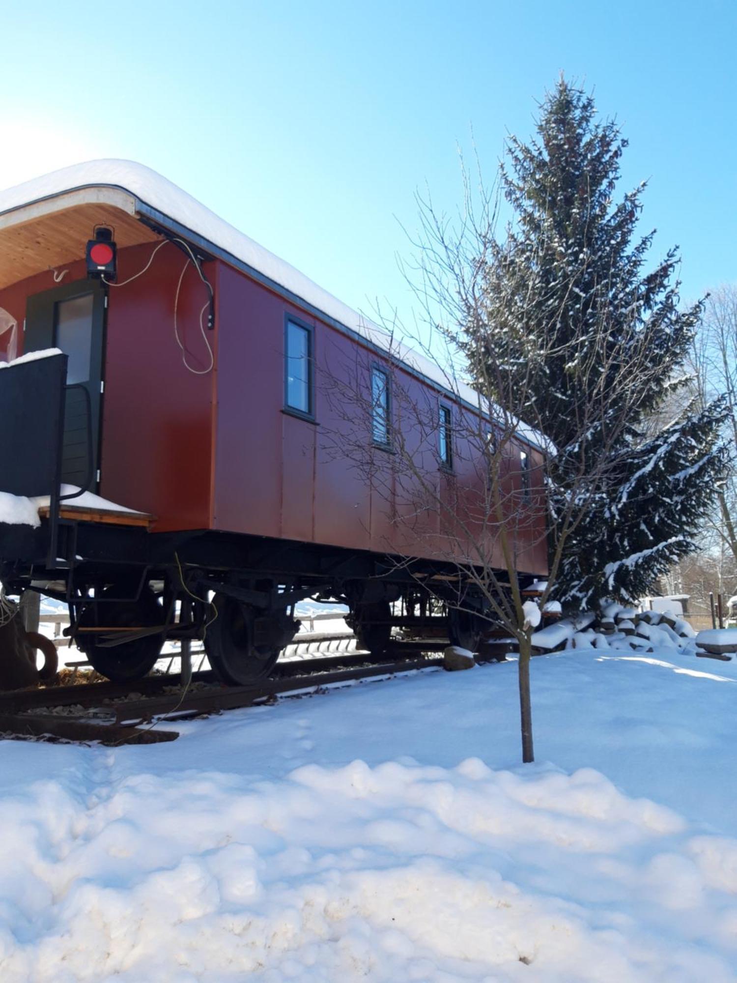 Heinsdorfergrund Eisenbahnromantik Im Urlaub المظهر الخارجي الصورة
